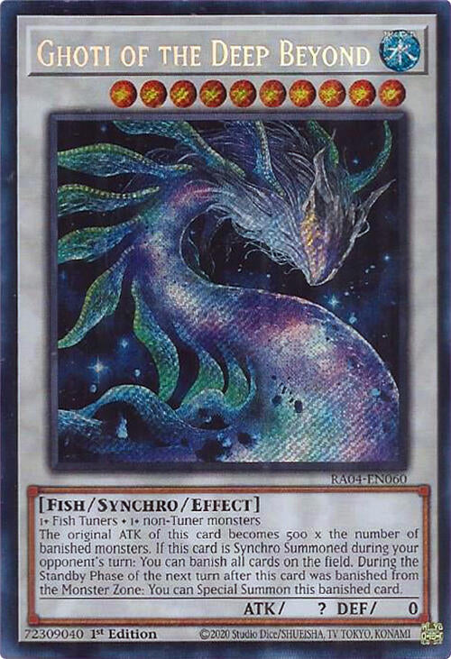 Ghoti of the Deep Beyond [RA04-EN060] Secret Rare Yu-Gi-Oh!