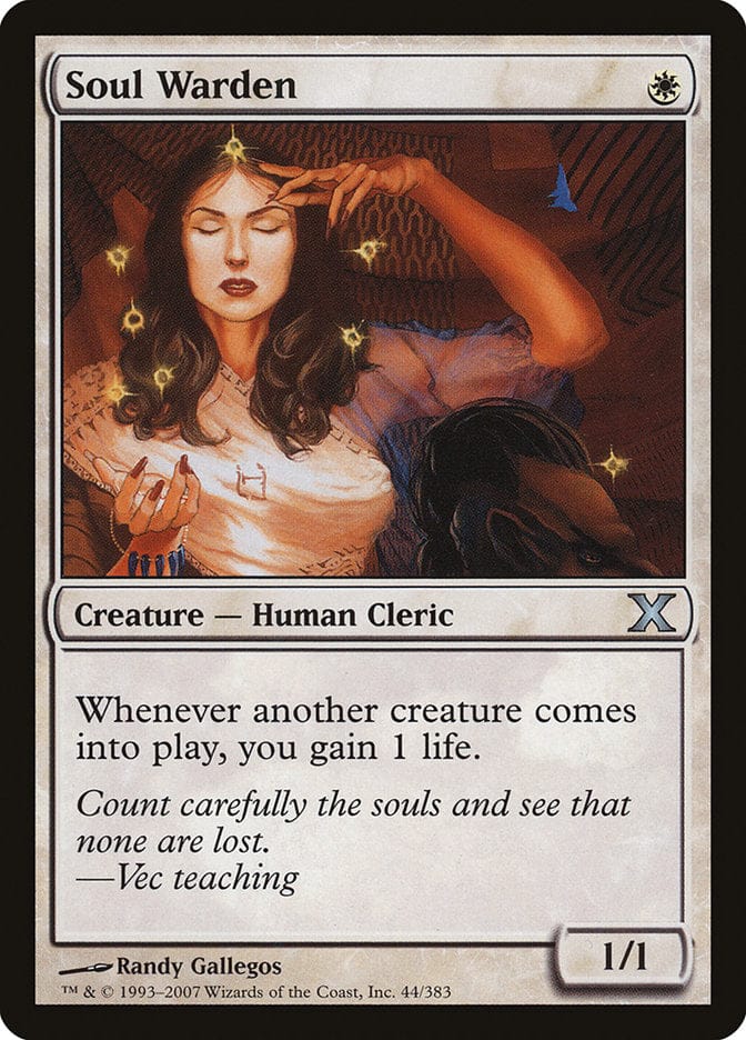 Soul Warden [Tenth Edition] Magic: The Gathering