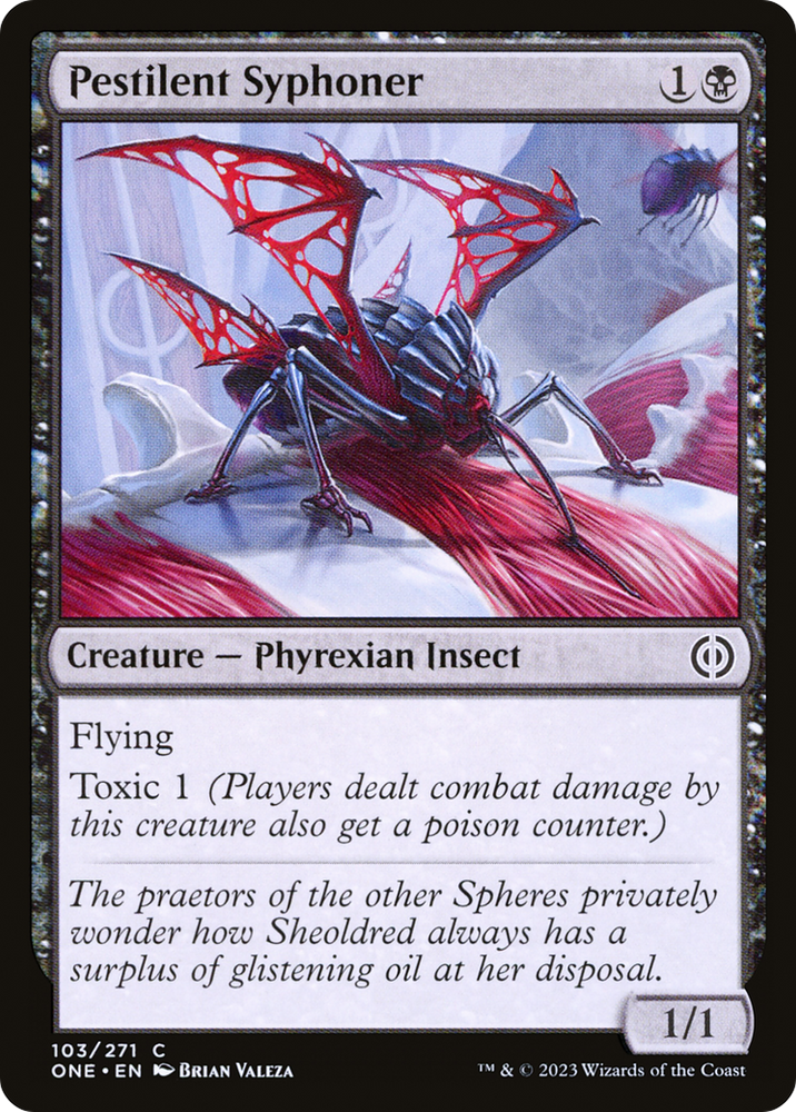 Pestilent Syphoner [Phyrexia: All Will Be One] Magic: The Gathering