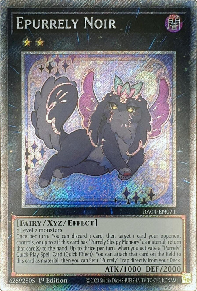 Epurrely Noir [RA04-EN071] Platinum Secret Rare - Yugioh Cards For Your TCG Needs!