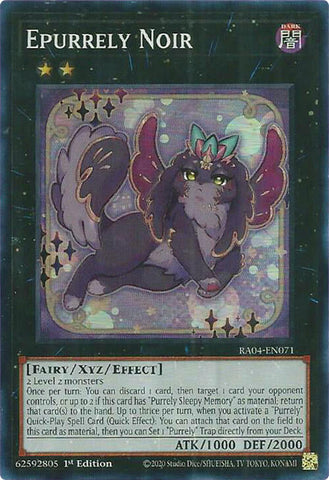 Epurrely Noir [RA04-EN071] Super Rare Yu-Gi-Oh!