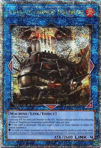 Amphibious Swarmship Amblowhale [RA04-EN077] Quarter Century Secret Rare - Yugioh Cards For Your TCG Needs!