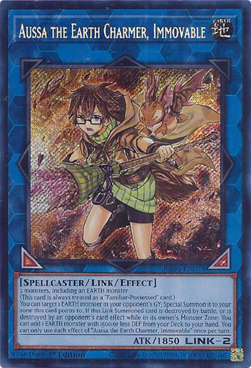 Aussa the Earth Charmer, Immovable [RA04-EN078] Secret Rare Yu-Gi-Oh!