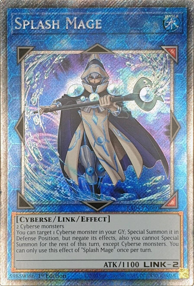 Splash Mage [RA04-EN080] Platinum Secret Rare - Yugioh Cards For Your TCG Needs!