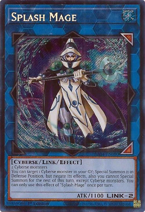 Splash Mage [RA04-EN080] Secret Rare - Yugioh Cards For Your TCG Needs!