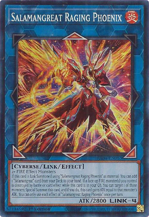 Salamangreat Raging Phoenix [RA04-EN083] Super Rare Yu-Gi-Oh!