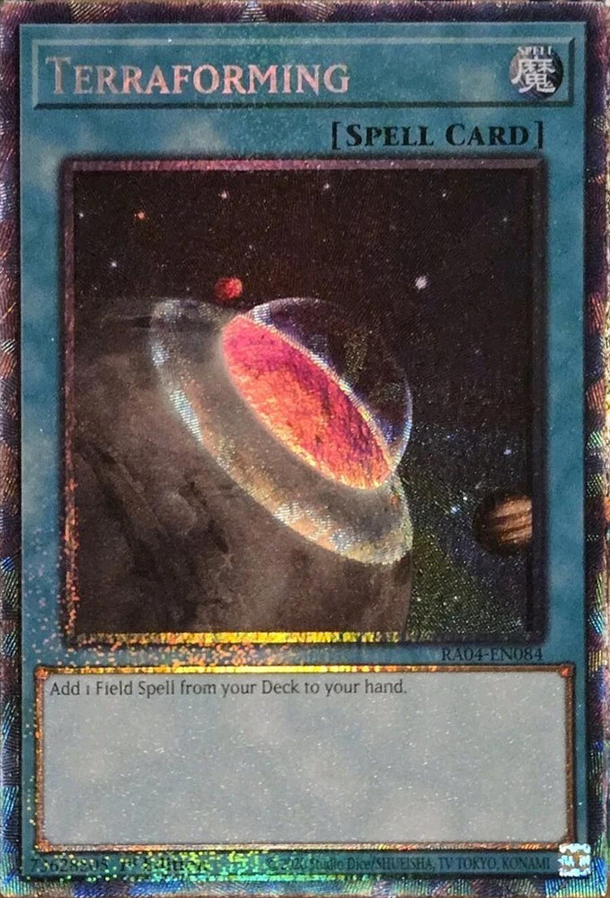 Terraforming [RA04-EN084] Prismatic Collector's Rare - Yugioh Cards For Your TCG Needs!