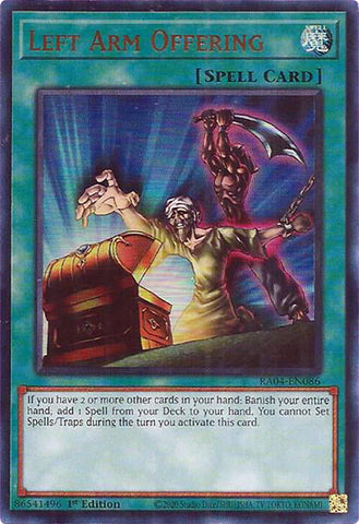 Left Arm Offering [RA04-EN086] Ultra Rare Yu-Gi-Oh!