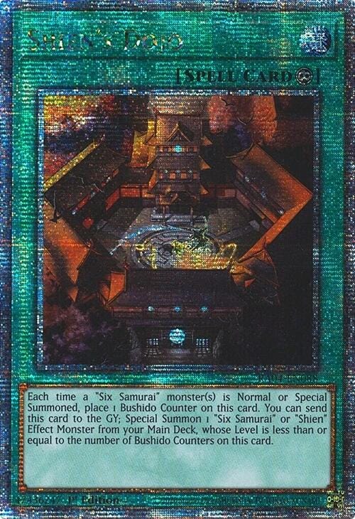 Shien's Dojo [RA04-EN088] Quarter Century Secret Rare - Yugioh Cards For Your TCG Needs!
