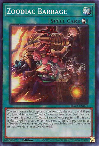 Zoodiac Barrage [RA04-EN091] Super Rare Yu-Gi-Oh!