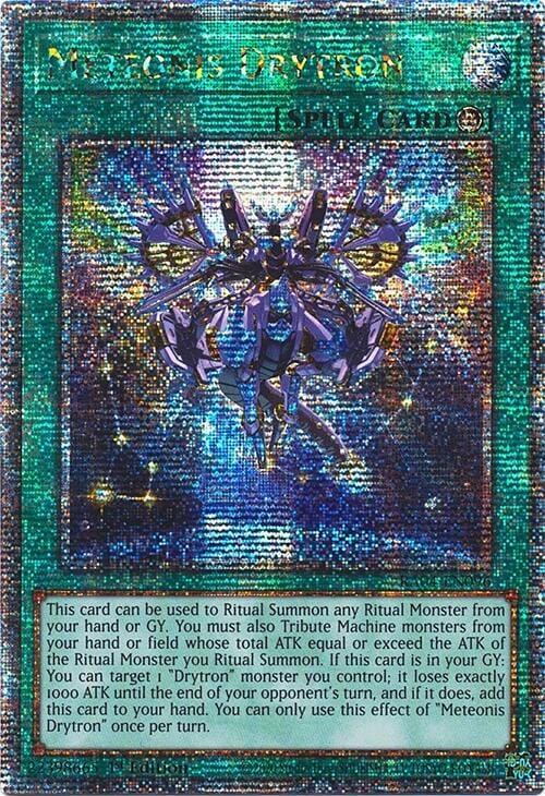 Meteonis Drytron [RA04-EN096] Quarter Century Secret Rare - Yugioh Cards For Your TCG Needs!