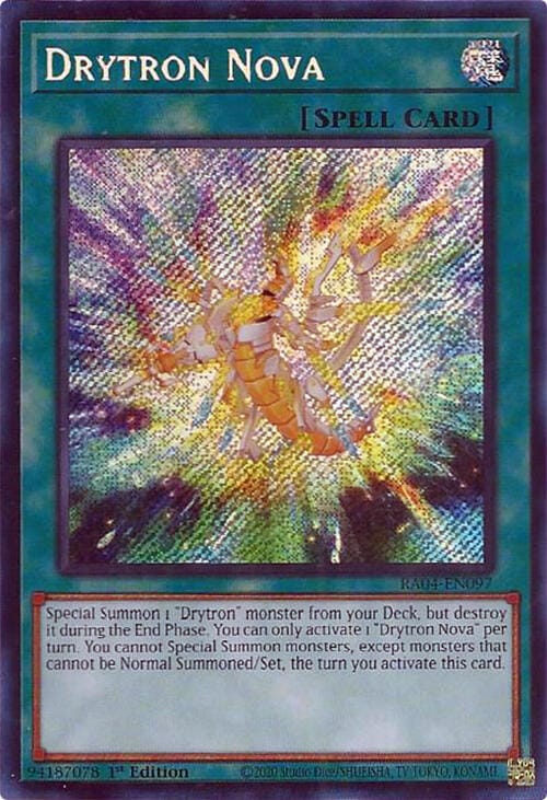 Drytron Nova [RA04-EN097] Secret Rare - Yugioh Cards For Your TCG Needs!