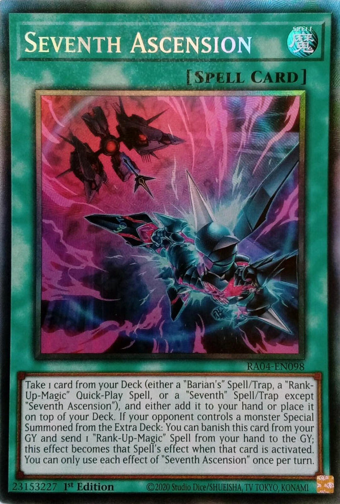 Seventh Ascension [RA04-EN098] Prismatic Collector's Rare Yu-Gi-Oh!