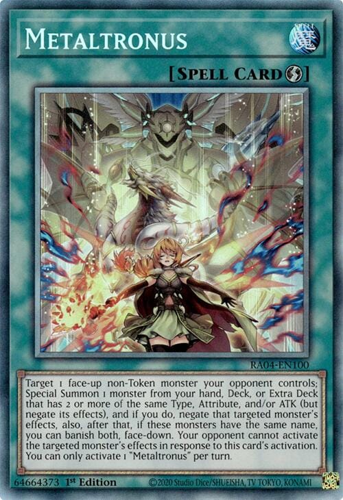 Metaltronus [RA04-EN100] Prismatic Collector's Rare - Yugioh Cards For Your TCG Needs!