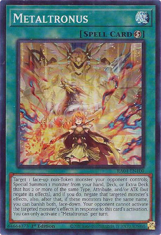 Metaltronus [RA04-EN100] Super Rare Yu-Gi-Oh!