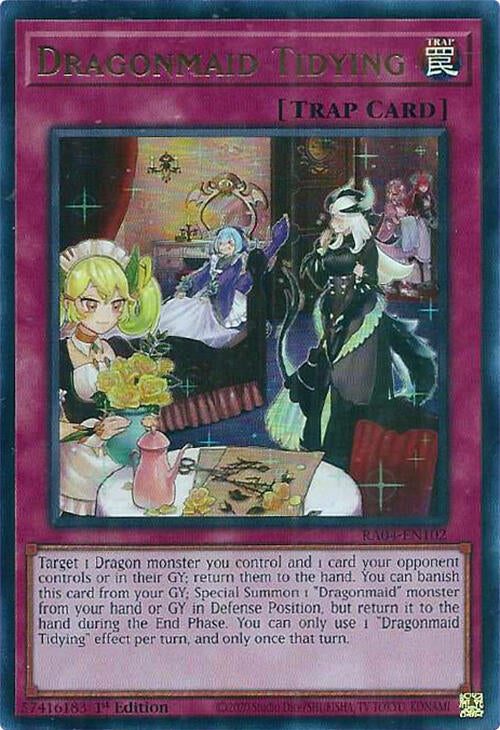 Dragonmaid Tidying [RA04-EN102] Ultra Rare Yu-Gi-Oh!