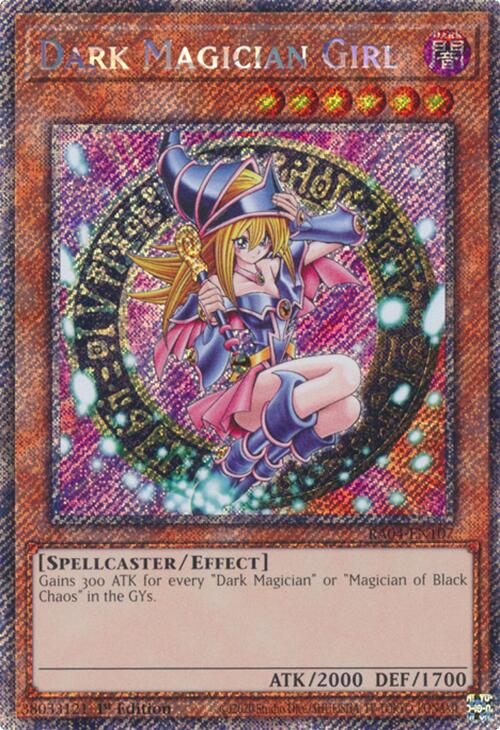 Dark Magician Girl (3rd Art) [RA04-EN107] Platinum Secret Rare - Yugioh Cards For Your TCG Needs!