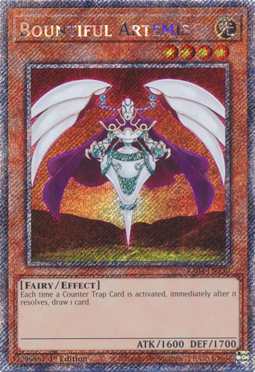 Bountiful Artemis [RA04-EN130] Platinum Secret Rare - Yugioh Cards For Your TCG Needs!