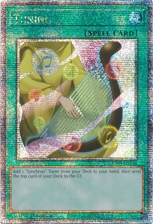 Tuning [RA04-EN144] Quarter Century Secret Rare - Yugioh Cards For Your TCG Needs!