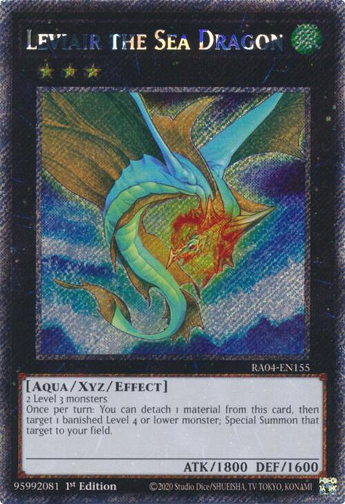 Leviair the Sea Dragon [RA04-EN155] Platinum Secret Rare - Yugioh Cards For Your TCG Needs!