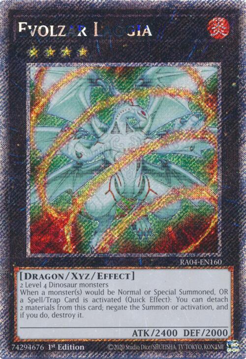 Evolzar Laggia [RA04-EN160] Platinum Secret Rare - Yugioh Cards For Your TCG Needs!
