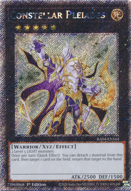 Constellar Pleiades [RA04-EN164] Platinum Secret Rare - Yugioh Cards For Your TCG Needs!