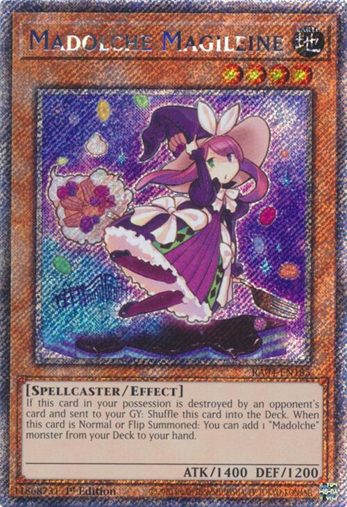 Madolche Magileine [RA04-EN185] Platinum Secret Rare Yu-Gi-Oh!