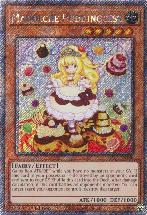Madolche Puddingcess [RA04-EN186] Platinum Secret Rare - Yugioh Cards For Your TCG Needs!