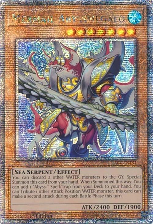 Mermail Abyssmegalo [RA04-EN191] Quarter Century Secret Rare - Yugioh Cards For Your TCG Needs!