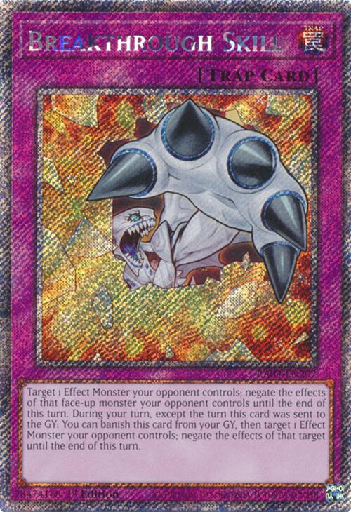 Breakthrough Skill [RA04-EN202] Platinum Secret Rare - Yugioh Cards For Your TCG Needs!
