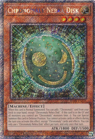 Chronomaly Nebra Disk [RA04-EN213] Platinum Secret Rare Yu-Gi-Oh!