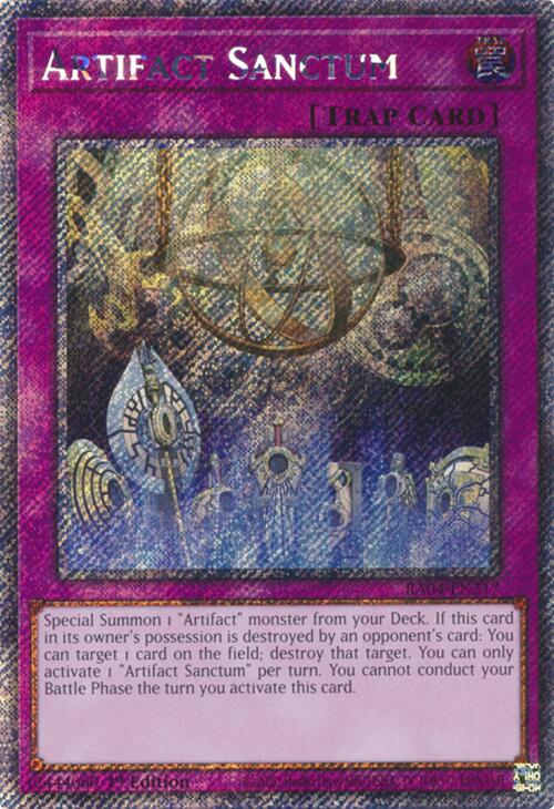 Artifact Sanctum [RA04-EN217] Platinum Secret Rare - Yugioh Cards For Your TCG Needs!