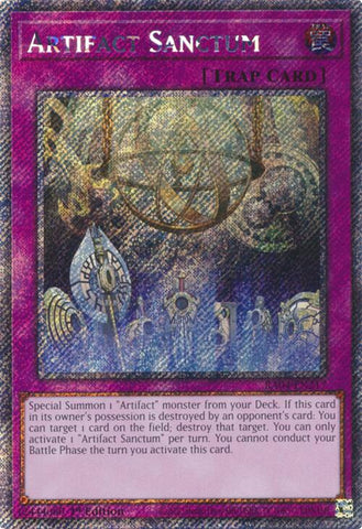 Artifact Sanctum [RA04-EN217] Platinum Secret Rare - Yugioh Cards For Your TCG Needs!