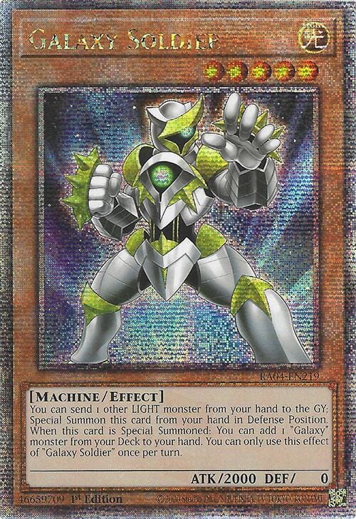 Galaxy Soldier [RA04-EN219] Quarter Century Secret Rare - Yugioh Cards For Your TCG Needs!