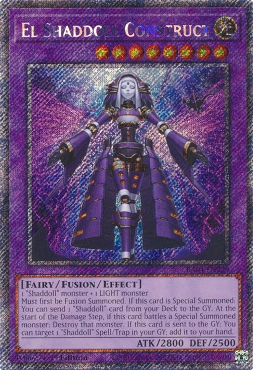 El Shaddoll Construct [RA04-EN229] Platinum Secret Rare - Yugioh Cards For Your TCG Needs!