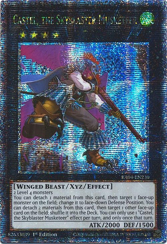 Castel, the Skyblaster Musketeer [RA04-EN230] Quarter Century Secret Rare Yu-Gi-Oh!