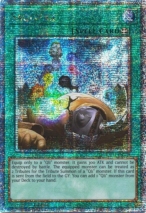Saqlifice [RA04-EN238] Quarter Century Secret Rare - Yugioh Cards For Your TCG Needs!