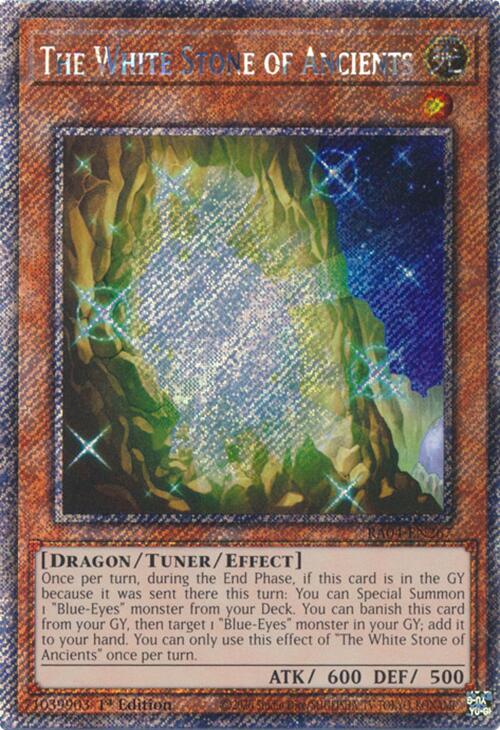 The White Stone of Ancients [RA04-EN267] Platinum Secret Rare - Yugioh Cards For Your TCG Needs!