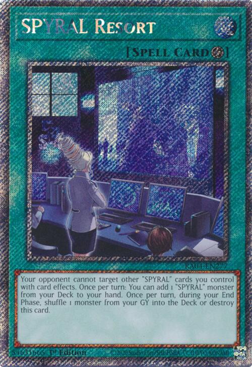 SPYRAL Resort [RA04-EN277] Platinum Secret Rare Yu-Gi-Oh!