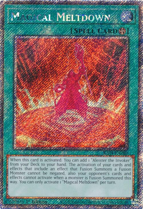 Magical Meltdown [RA04-EN280] Platinum Secret Rare - Yugioh Cards For Your TCG Needs!