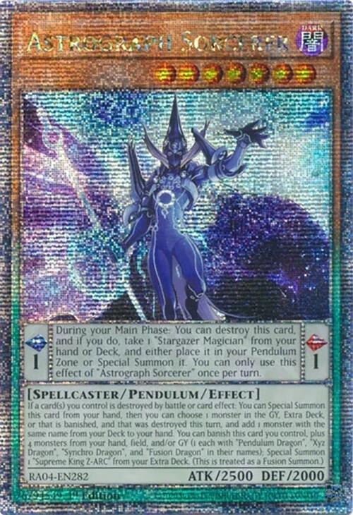 Astrograph Sorcerer [RA04-EN282] Quarter Century Secret Rare - Yugioh Cards For Your TCG Needs!