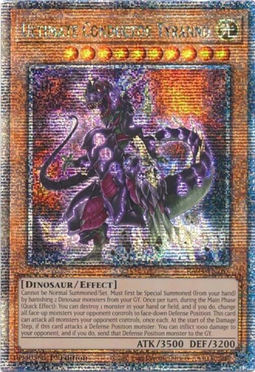 Ultimate Conductor Tyranno [RA04-EN287] Quarter Century Secret Rare Yu-Gi-Oh!