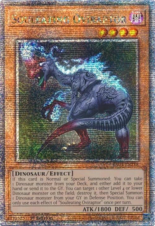 Souleating Oviraptor [RA04-EN288] Quarter Century Secret Rare - Yugioh Cards For Your TCG Needs!