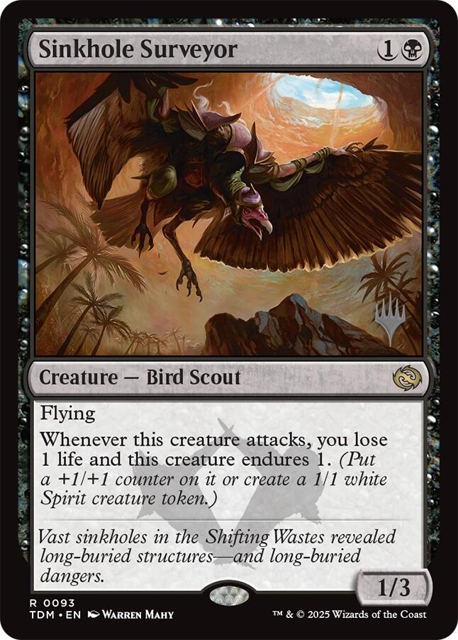 Sinkhole Surveyor (Promo Pack) [Tarkir: Dragonstorm Promos] Magic: The Gathering