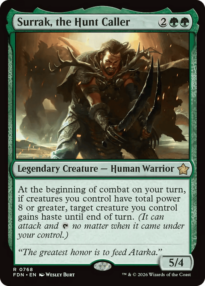 Surrak, the Hunt Caller (0768) [Foundations]