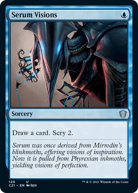 Serum Visions [Commander 2021] Magic: The Gathering