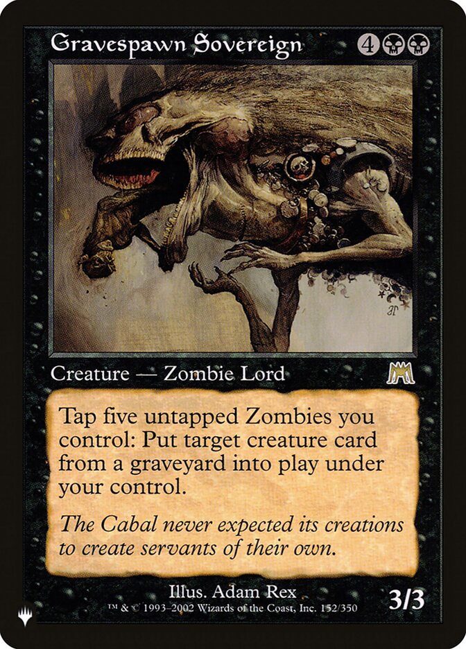 Gravespawn Sovereign [The List] Magic: The Gathering