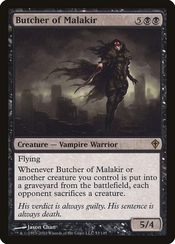 Butcher of Malakir [Worldwake] Magic: The Gathering