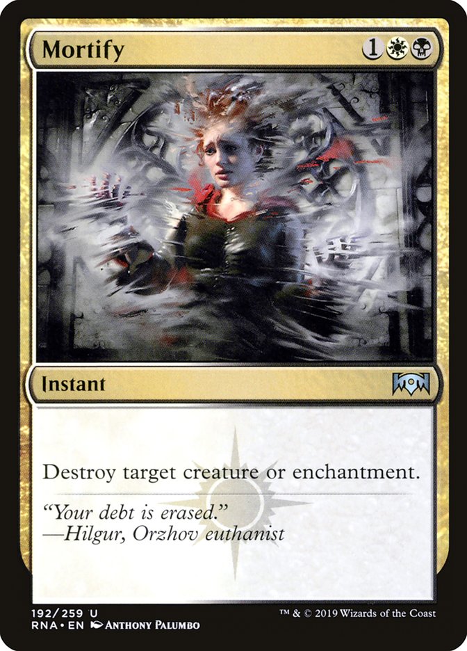 Mortify [Ravnica Allegiance] Magic: The Gathering