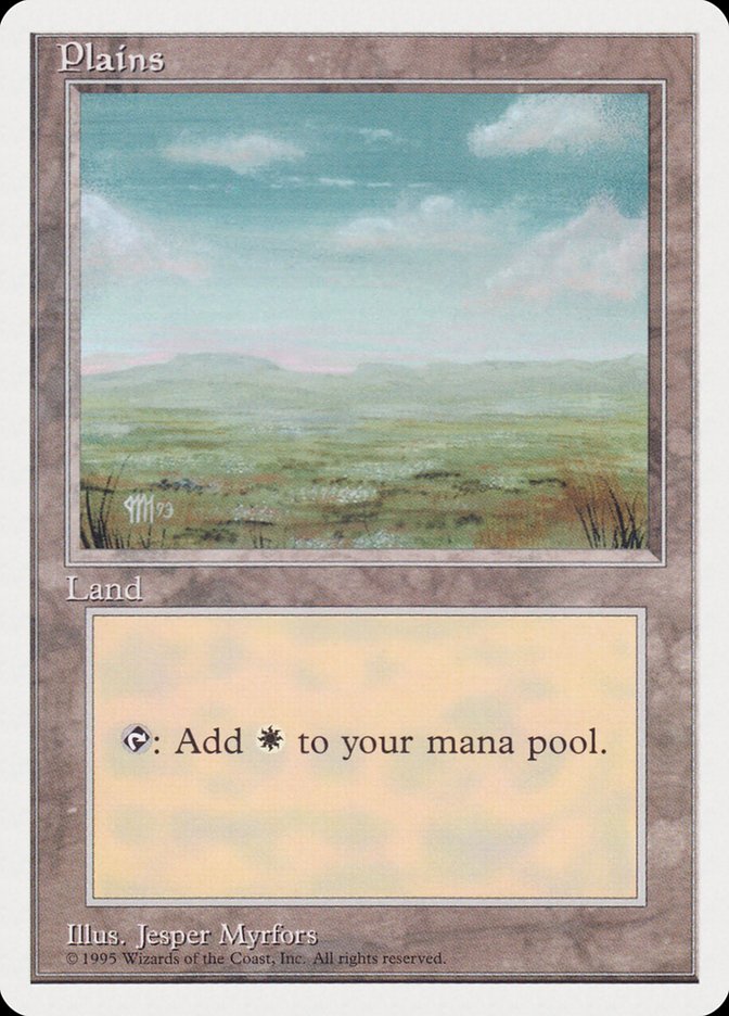 Plains (Signature on Bottom Left) [Rivals Quick Start Set] Magic: The Gathering